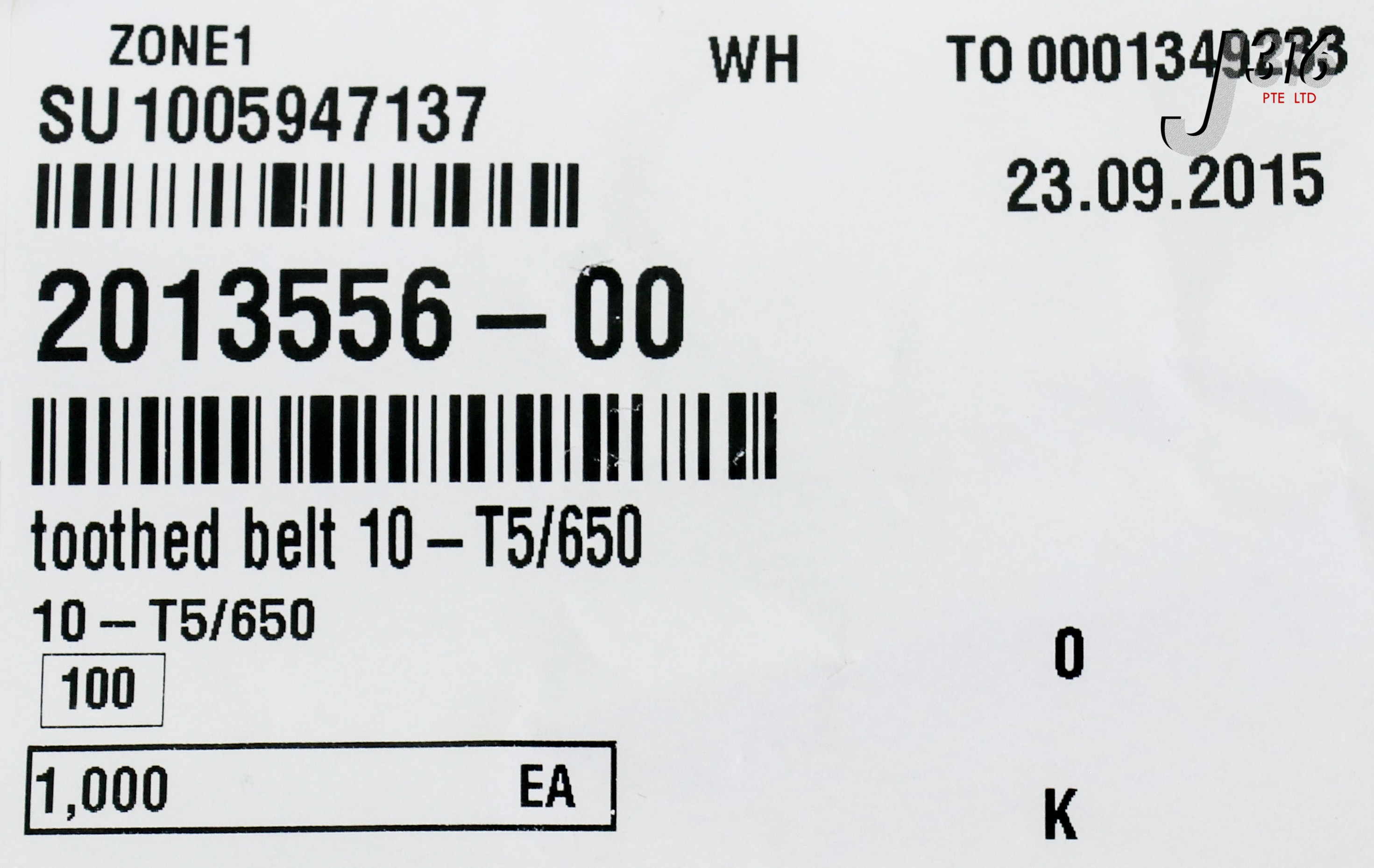 23299 OEM TOOTHED BELT-T5/650 (NEW) 2013556-00 | eBay